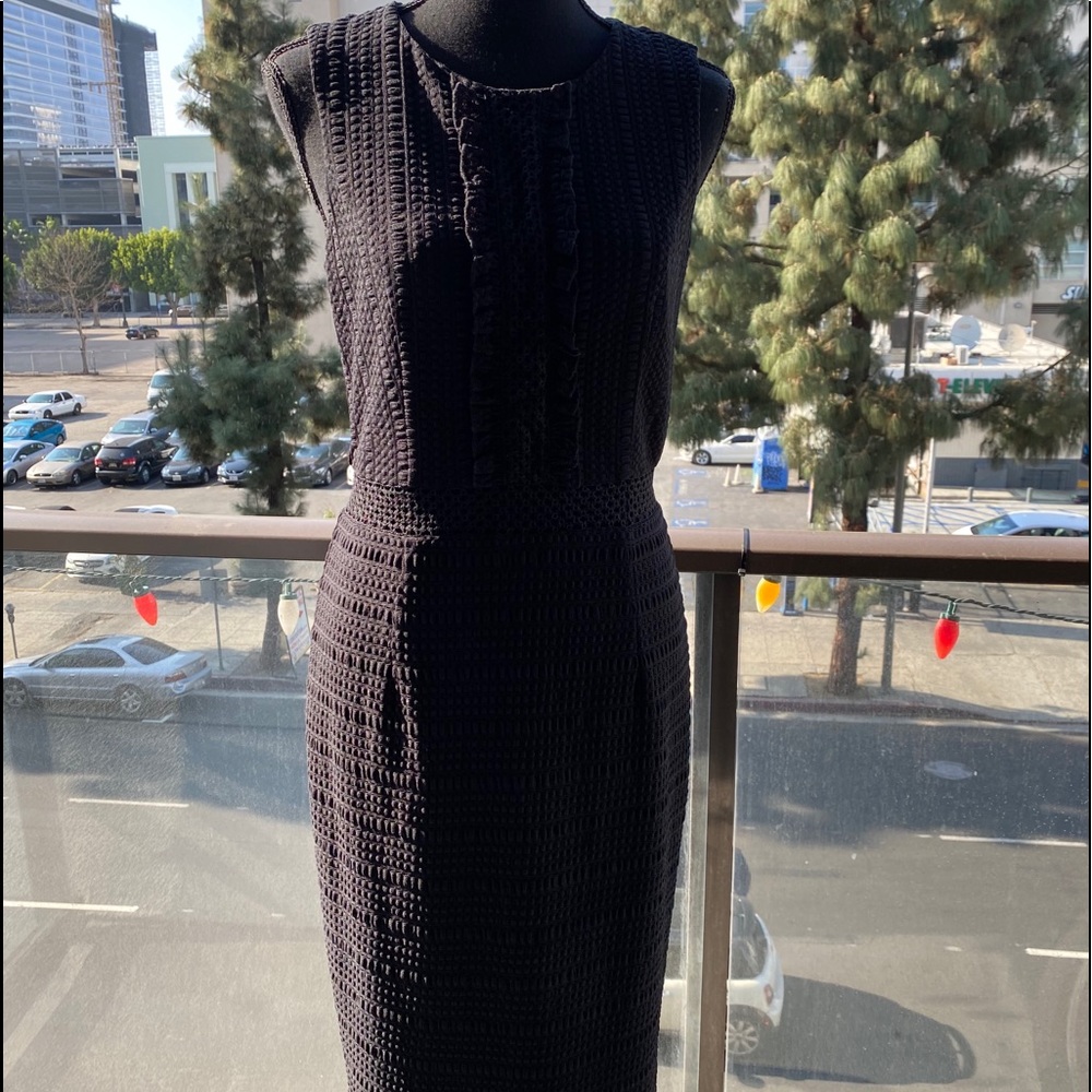 Gorg crocheted black dress! So cute and comfy.